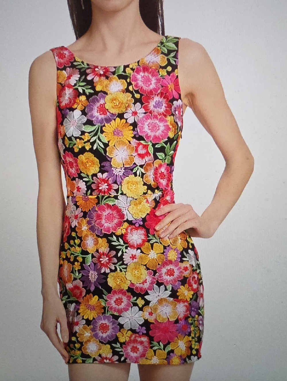 RAMY BROOK Julie Lattice Back Floral Minidress Size 0 $625